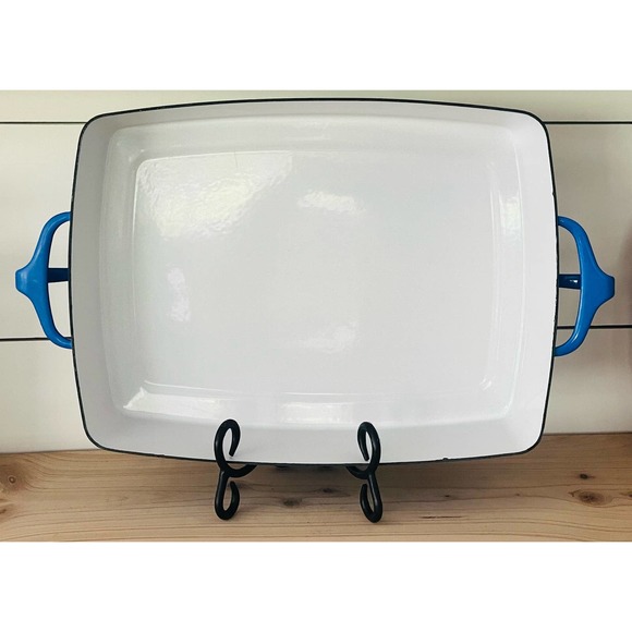 🆕 - Dansk Cast Iron Blue Enamel Large 10x13 Casserole Pan
